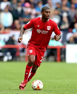 Bristol City V Derby County Prints: Mark Little in Action: Bristol City vs Derby County at Ashton Gate Stadium, 2016