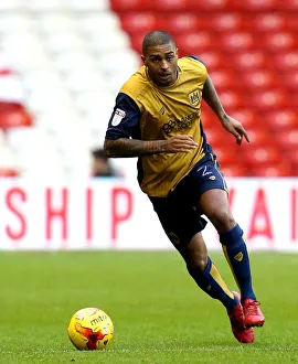 Mark Little of Bristol City in Action Against Nottingham Forest, Sky Bet Championship 2017