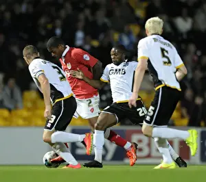 Port Vale V Bristol City Prints: Mark Little of Bristol City in Action against Port Vale at Vale Park, September 16, 2014