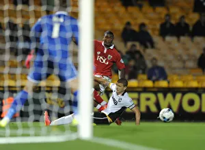 Mark Little Crosses the Ball in Action: Port Vale vs. Bristol City, Sky Bet League One