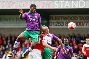 Mark Little Heads the Ball: Fleetwood Town vs. Bristol City, 2014