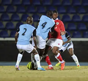 Botswana Prints: Mark Little vs. Botswana: A Football Showdown in Gaborone - Bristol City's 2014 Tour