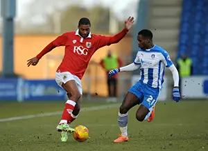 Mark Little vs Gavin Massey: Intense Moment from Colchester United vs. Bristol City (February 21, 2015)
