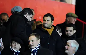 Mark Wright Watches Brother Josh Wright's Championship Match Against Bristol City at Ashton Gate Stadium (03/01/2012)