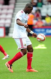 Images Dated 27th July 2013: Marlon Harewood of Bristol City in Action against Bournemouth, 2013