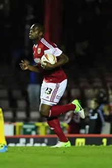 Bristol City V Brentford Prints: Marlon Harewood Scores Quickly After Restart for Bristol City vs Brentford, 2013