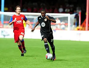 Aldershot V Bristol City Prints: Marlon Jackson Scores Ahead: Bristol City's Striker Outpaces Aldershot Defense