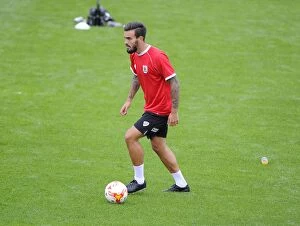 Images Dated 29th July 2014: Marlon Pack in Action: Bristol City vs. Cheltenham Town, 2014 - Pre-Season Friendly