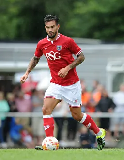 Bristol City Community Match Prints: Marlon Pack in Action: Bristol City vs. Keynsham, Pre-Season Friendly, 2015