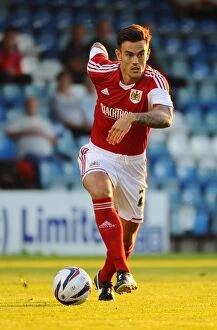 Images Dated 6th August 2013: Marlon Pack in Action: Bristol City vs. Gillingham at Priestfield Stadium, 2013