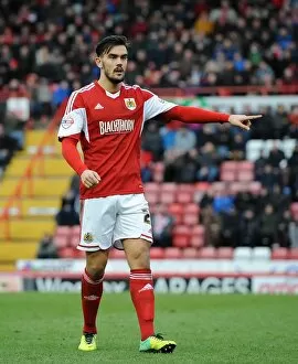 Images Dated 18th January 2014: Marlon Pack in Action: Bristol City vs. MK Dons, Sky Bet League One, Ashton Gate, January 2014