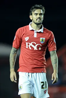 Bristol City V Bradford Prints: Marlon Pack in Action: Bristol City vs Bradford City, Sky Bet League One, Ashton Gate