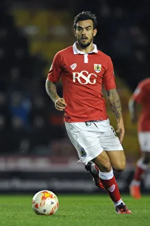 Bristol City V Bradford Prints: Marlon Pack in Action: Bristol City vs Bradford City, Sky Bet League One