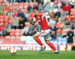 Bristol City V Peterborough Prints: Marlon Pack in Action: Bristol City vs Peterborough United (Sky Bet League One)