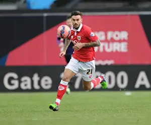Bristol City V West Ham Prints: Marlon Pack in Action: FA Cup Fourth Round Clash between Bristol City and West Ham United at Ashton Gate