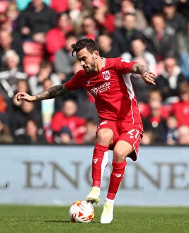 Images Dated 14th April 2017: Marlon Pack in Action: Sky Bet Championship Showdown at Ashton Gate