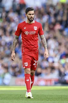 Marlon Pack of Bristol City in Action Against Brighton and Hove Albion at Amex Stadium