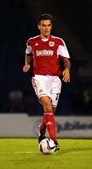 Gillingham V Bristol City Prints: Marlon Pack of Bristol City in Action against Gillingham at Priestfield Stadium, 2013