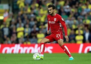 Images Dated 16th August 2016: Marlon Pack of Bristol City in Action Against Norwich City, Sky Bet Championship 2016