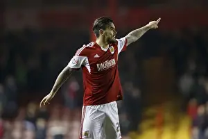 Gate Prints: Marlon Pack of Bristol City in Action Against Port Vale - Sky Bet League One, 2014