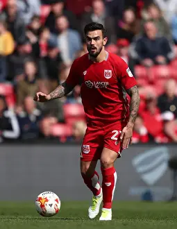 Bristol City V Queens Park Rangers Prints: Marlon Pack of Bristol City in Action Against Queens Park Rangers