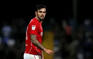Glanford Park Prints: Marlon Pack of Bristol City in Action against Scunthorpe United at Glanford Park