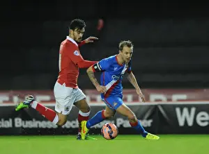 Marlon Pack of Bristol City Closes In on James Coppinger of Doncaster Rovers during FA Cup Third Round Replay