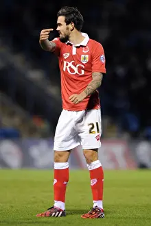 Gillingham V Bristol City Prints: Marlon Pack of Bristol City in FA Cup Action at Priestfield Stadium against Gillingham