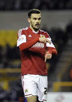 Wolves V Bristol City Prints: Marlon Pack of Bristol City Faces Off Against Wolverhampton Wanderers in Sky Bet League One Clash