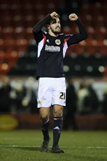 Marlon Pack Celebrates Bristol City's 3-1 Win Over Leyton Orient, February 11, 2014