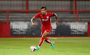 Images Dated 25th July 2016: Marlon Pack Faces His Former Club: Cheltenham Town vs. Bristol City (25.07.2016)