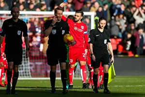 Marlon Pack Leads Out Bristol City Against Cardiff City at Ashton Gate Stadium