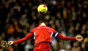 Wolverhampton Wanderers V Bristol City Prints: Marlon Pack Leaps High to Head the Ball: Wolverhampton Wanderers vs