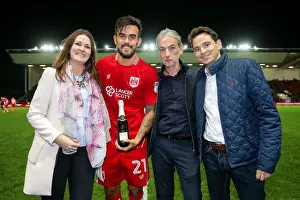 Bristol City V Leeds United Prints: Marlon Pack Receives Man of the Match Honors after Securing 1-0 Win for Bristol City against Leeds United