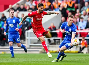 Marlon Pack Scores Past Michael Morrison: Bristol City vs Birmingham City, Sky Bet Championship (07-05-2017, Ashton Gate Stadium)