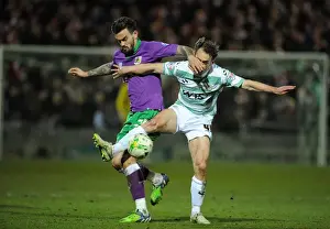 Yeovil Town V Bristol City Prints: Marlon Pack vs. James Hayter Tackle: Yeovil Town vs. Bristol City Football Rivalry