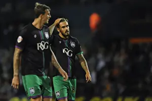 Luton Town V Bristol City Prints: Marlon Pack's Disappointment: Bristol City Trail 3-0 Behind at Luton Town