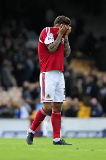 Port Vale V Bristol City Prints: Marlon Pack's Disappointment: Port Vale Snatch Late Victory from Bristol City