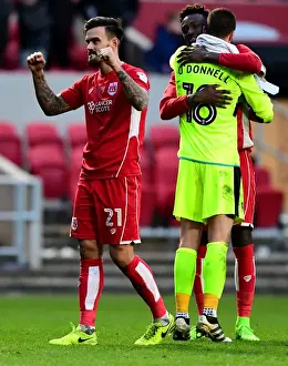 Bristol City V Rotherham United Prints: Marlon Pack's Euphoria: Bristol City's Triumph Over Rotherham United