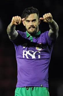 Leyton Orient V Bristol City Prints: Marlon Pack's Euphoric Moment: Bristol City Secures Victory Over Leyton Orient (Sky Bet League One)