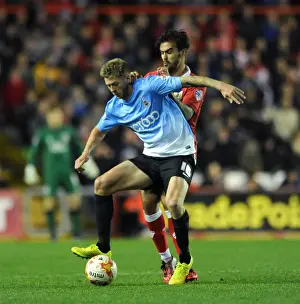 Bristol City V Bradford Prints: Marlon Pack's Intense Press: Halted Stead's Advance (Bristol City vs)