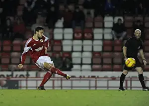 Bristol City V Leyton Orient Prints: Marlon Pack's Shot at Glory: Bristol City vs Leyton Orient, 2013