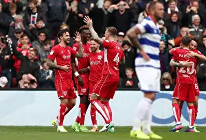 Bristol City V Queens Park Rangers Prints: Marlon Pack's Thrilling Goal Celebration: Bristol City vs