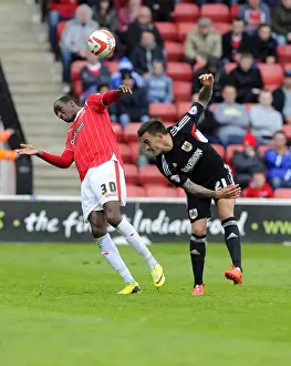 Maron Pack vs Michael Ngoo: Aerial Battle in Walsall vs Bristol City Football Match