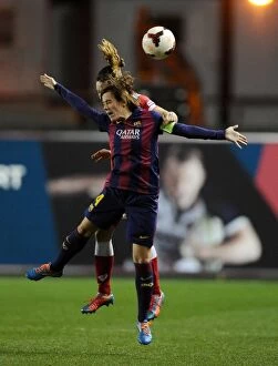 BAWFC v FC Barcelona Collection: Marta vs. Yorston: A Battle for Supremacy in the Women's Champions League - Bristol Academy FC vs