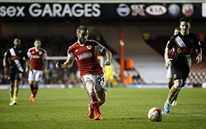 Gate Prints: Martin Paterson in Action: Bristol City vs Port Vale, Sky Bet League One, 2014