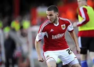 Bristol City V Swindon Town Prints: Martin Paterson in Action: Bristol City vs Swindon Town (2014)