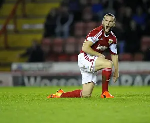 Martin Paterson in Action: Bristol City vs Swindon Town, Sky Bet League One, Ashton Gate