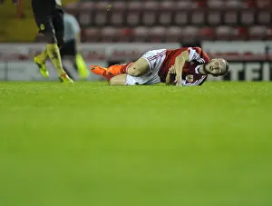 Martin Paterson's Determined Shot: Bristol City vs Swindon Town, Sky Bet League One