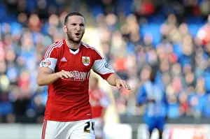 Martin Patterson of Bristol City in Action Against Colchester United, 2014